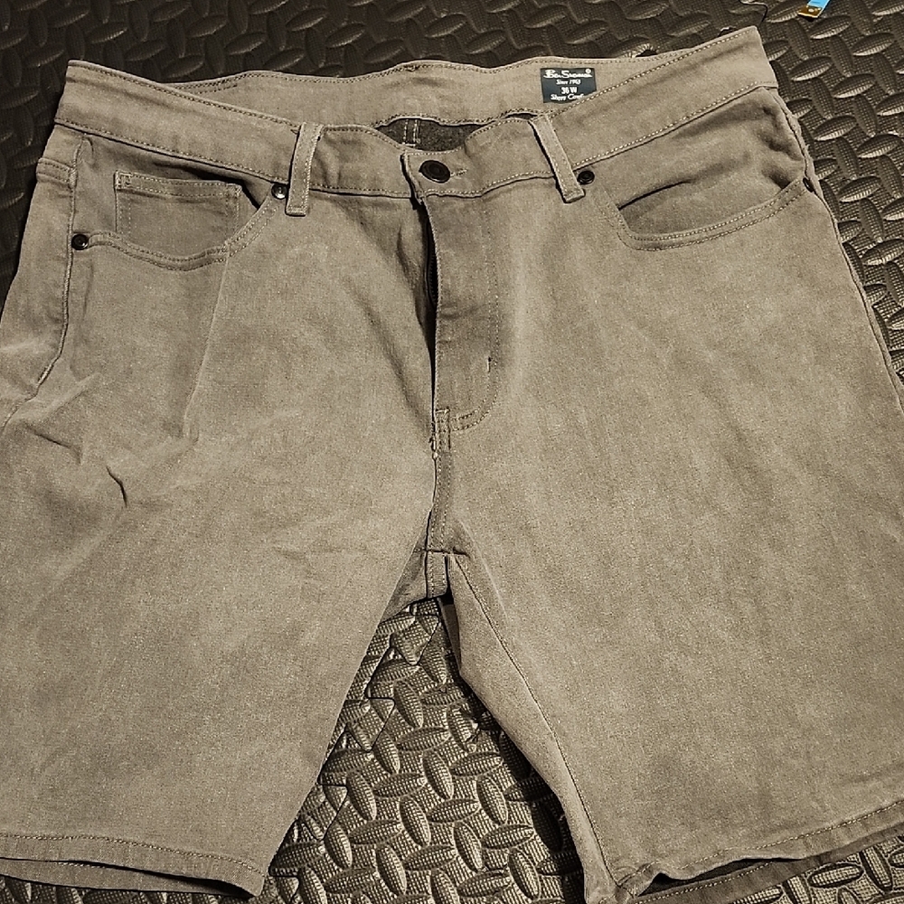 Ben Sherman Charcoal Jean Shorts Size 36W